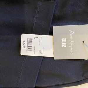 Uniglo Mame Kurogouchi knit pencil skirt with long slit in the back